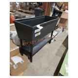 Keter 27.7 gal wood look elevated garden bed