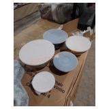 Members mark bamboo melamine  storage set