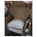 Wooden Chair x2 with cusions