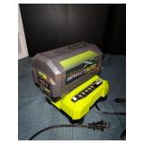 Ryobi 40V 6Ah Battery and Charger