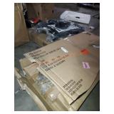 Bella Gold Leaf Demilune Console Tab