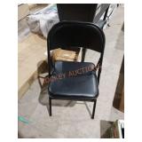Mainstays vinyl folding chairs. 4pk