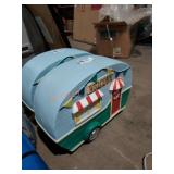 Pottery decor "welcome" Hippie Van