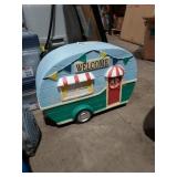 Pottery decor "welcome" Hippie Van