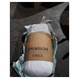 Full/queen Bed White Duvet Sheet