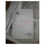 Cost Way Wooden Slat White Table