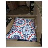 One Chair Colorful Flower Cushion Set
