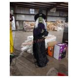 6 ft Animated Standing Witch Animatronic