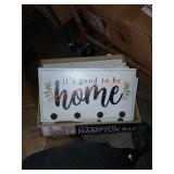 Hampton bay decorative sign