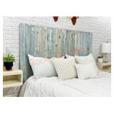 Barn walls hand crafted king headboard