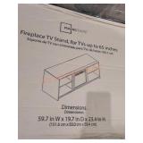 Mainstays fireplace TV stand