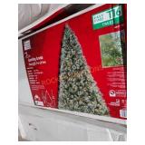 7.5ft sparkling Amelia pre-lit artificial tree