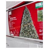 7.5ft sparkling Amelia pre-lit artificial tree