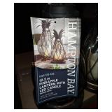 Hampton bay pineapple lantern with candle