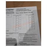 Prepac tall six drawer chest