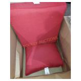 One Chair Red Cushion Set