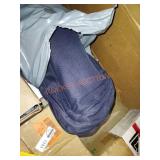 Two Navy Blue Chair Cover Set