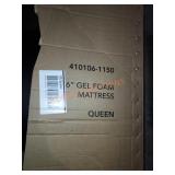 6" Queen Gel Foam Mattress