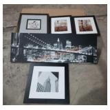 Rack lot misc art work