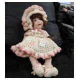 A Kendall Doll reproduction. Porcelain