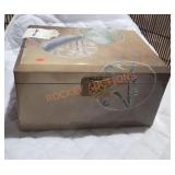 Asian inspired wood storage box