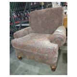 Filigree Patterned Club Chair