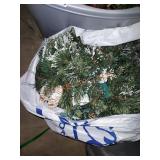 Bag of lighted Christmas garland
