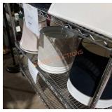 Lamp shade shelf lot