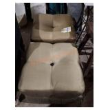 Ottoman 2 count. - some damage!