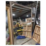 Giant framed wall mirror