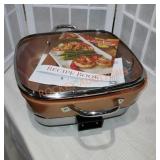 Copper chef electric skillet