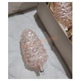 Western Germany glass pinecone ornaments