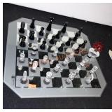 Swarovski silver crystal chest set