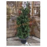 Aprox. 51" tall artificial tree