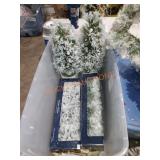 Tote of Christmas decor