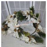 Decorative Christmas flowers faux