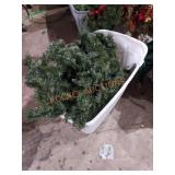 Christmas garland tote