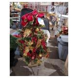 Christmas lighted topiary