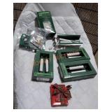 Miscellaneous candle and hook lot