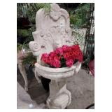 Faux Stone lion fountain