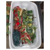 Christmas decor tote box