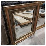 Large thick framed mirror