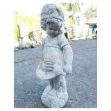 Little Girl Stone Statue
