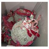 Enormous Christmas ornaments lot