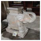 Elephant porcelain plant stand