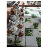 Tropical ceramic custom chess board