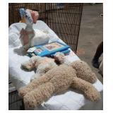 The talking Mother Goose with tapes/teddy lot