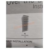 Over the door shoe rack