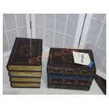 Hidden book storage boxes