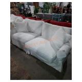 White Ballard design corner sectional sofa